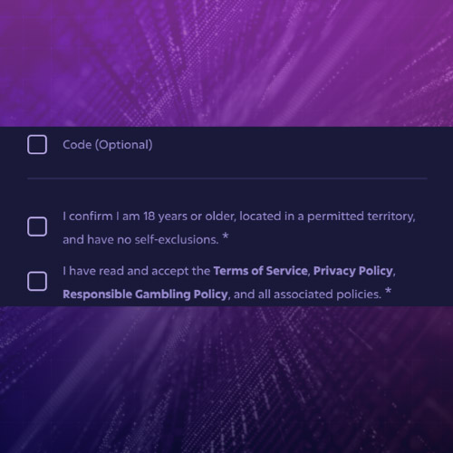 Check the boxes on Roobet website