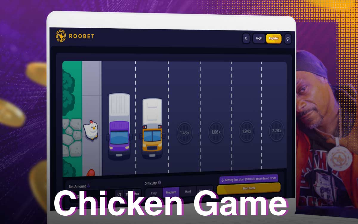 Chicken Cross Roobet arcade game