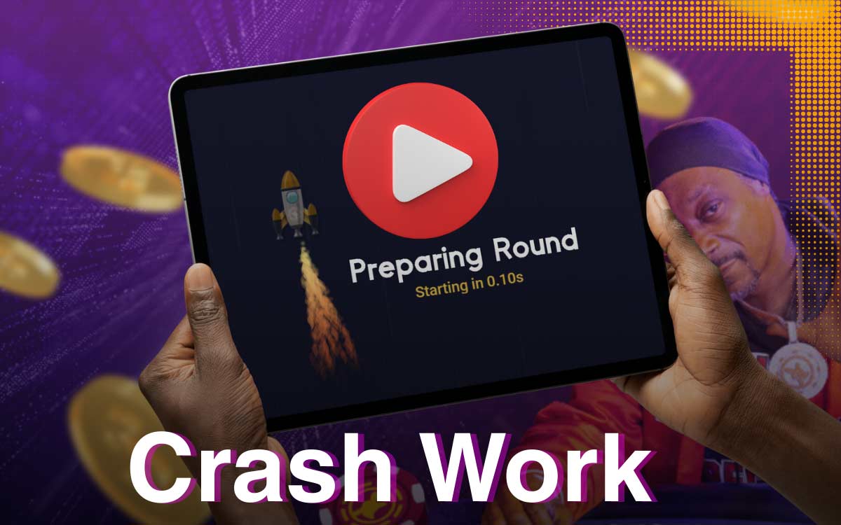 Roobet Crash gameplay