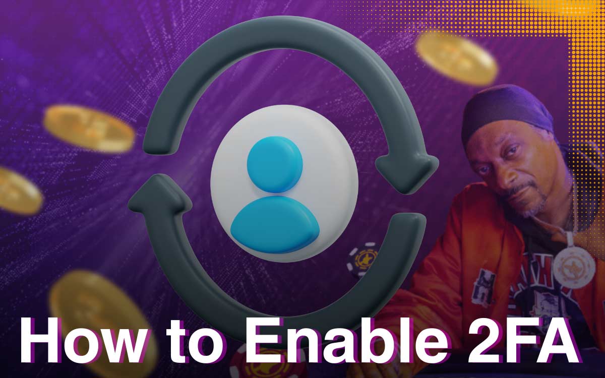 The Roobet platform supports the 2FA feature