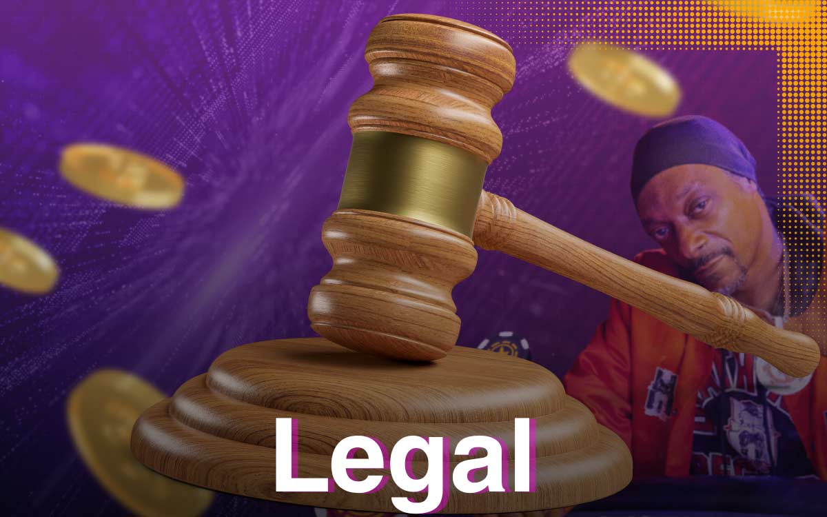 Roobet operates legally