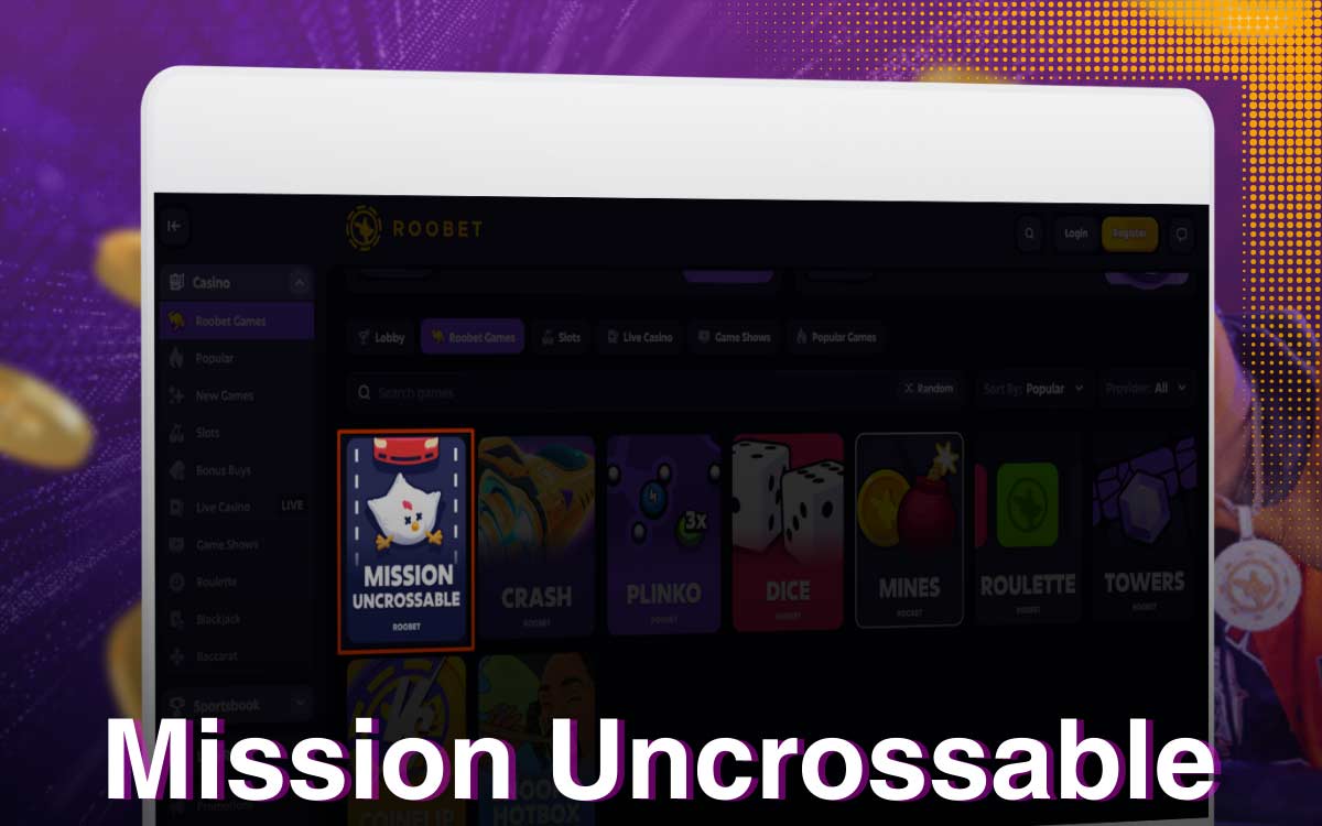 Roobet Mission Uncrossable