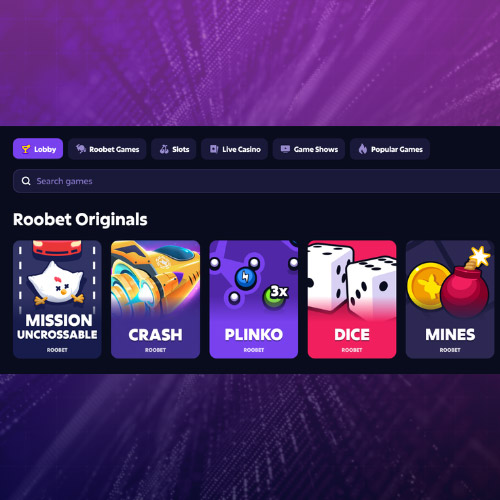 Roobet game is Roobet Originals