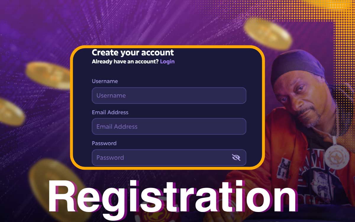 Roobet registration procedure in India